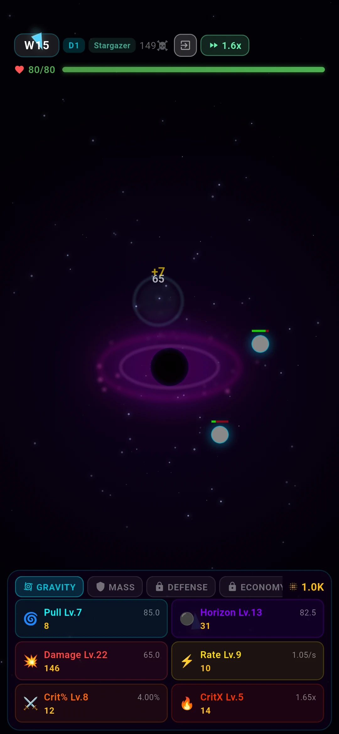Idle Black Hole: Space Clicker screenshot